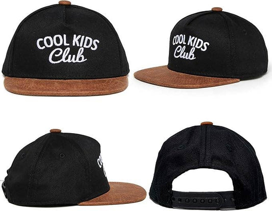 Cool Kids Club Flat Brim Snapback Hat - Kids