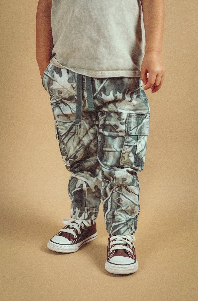 Infant & Toddler Boy's Camo Cargo Joggers