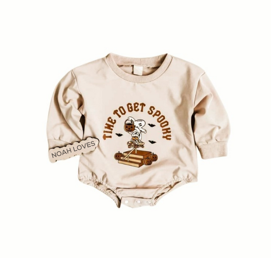 Time to Get Spooky Bubble Romper