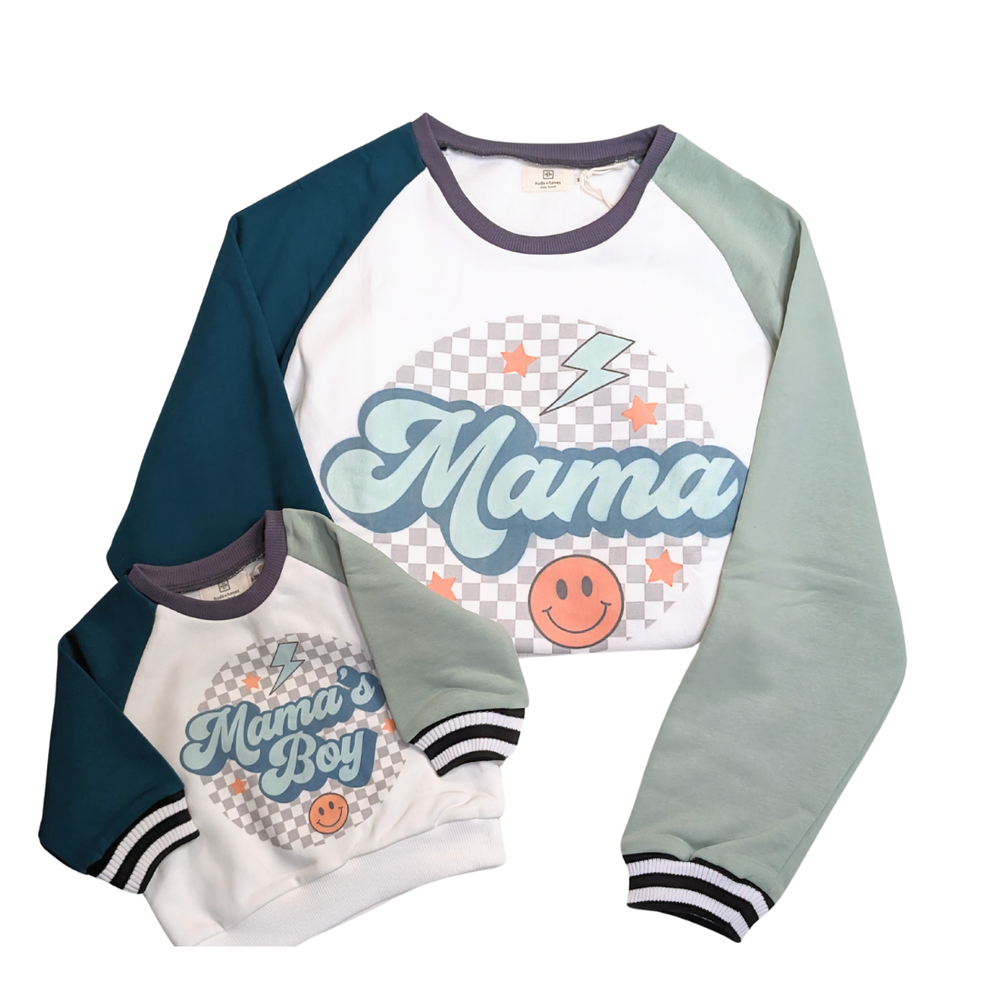 Retro Mama Matching Sweatshirt