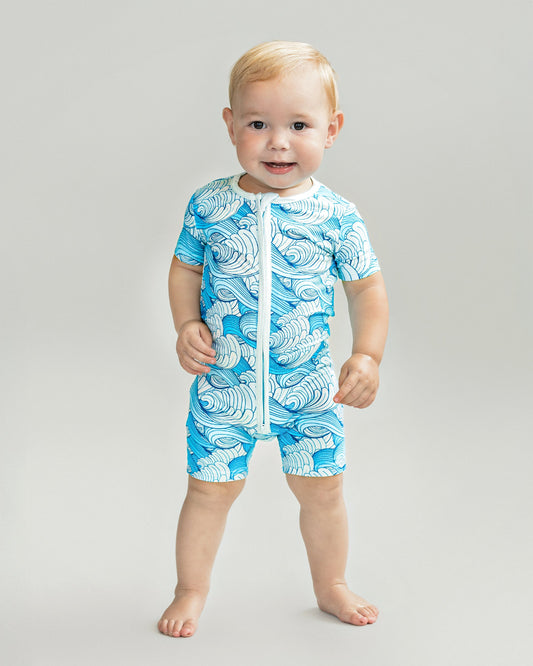 Bamboo Shorty Romper | Delmar