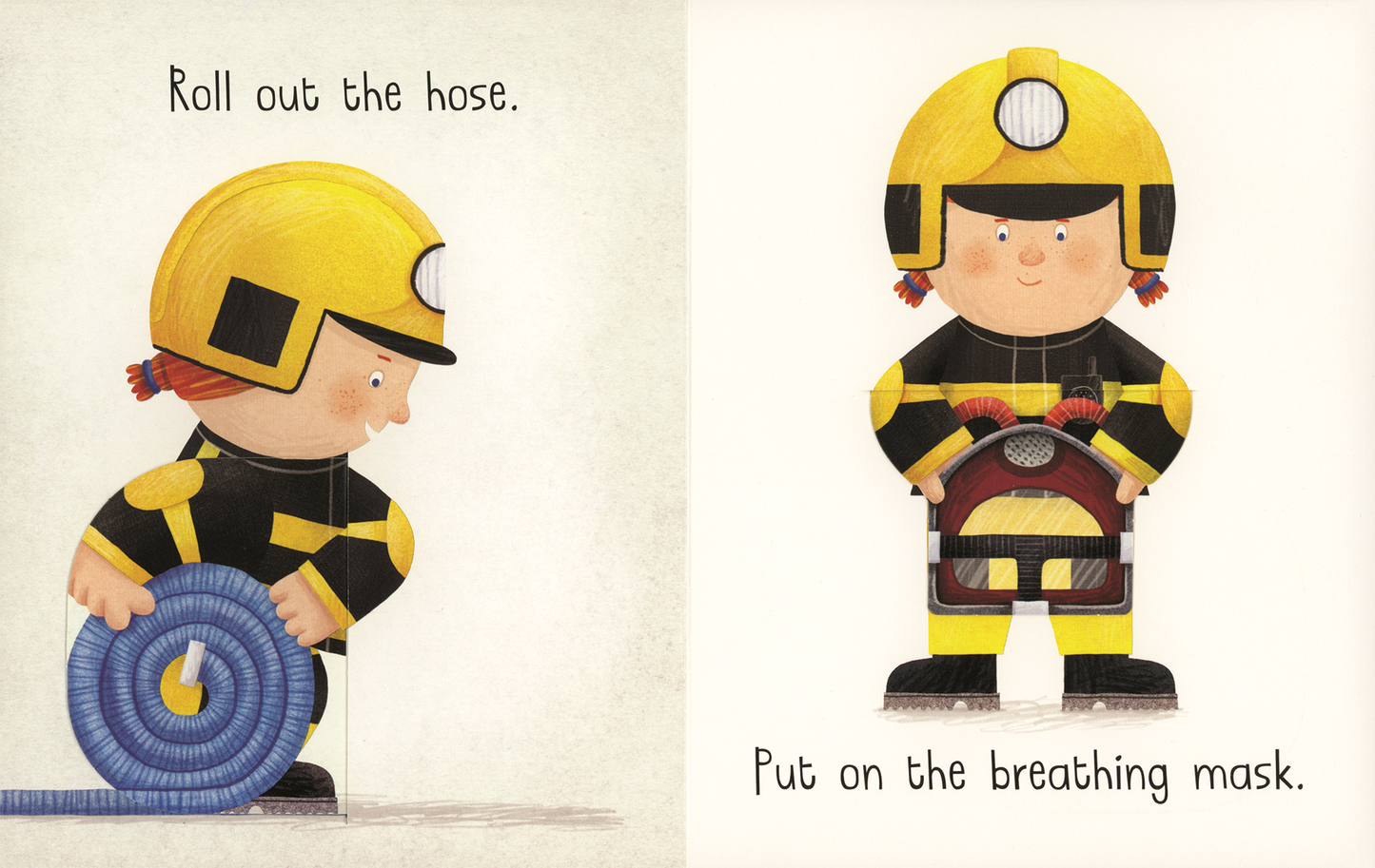 Busy Day: Firefighter Interactive Board Book for Kids