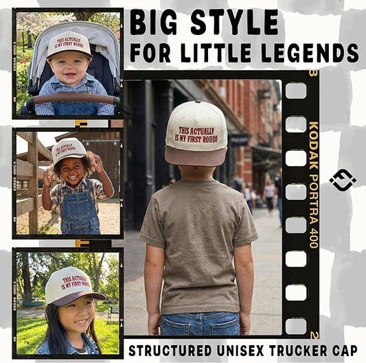 This Actually Is My First Rodeo Snapback - Kids