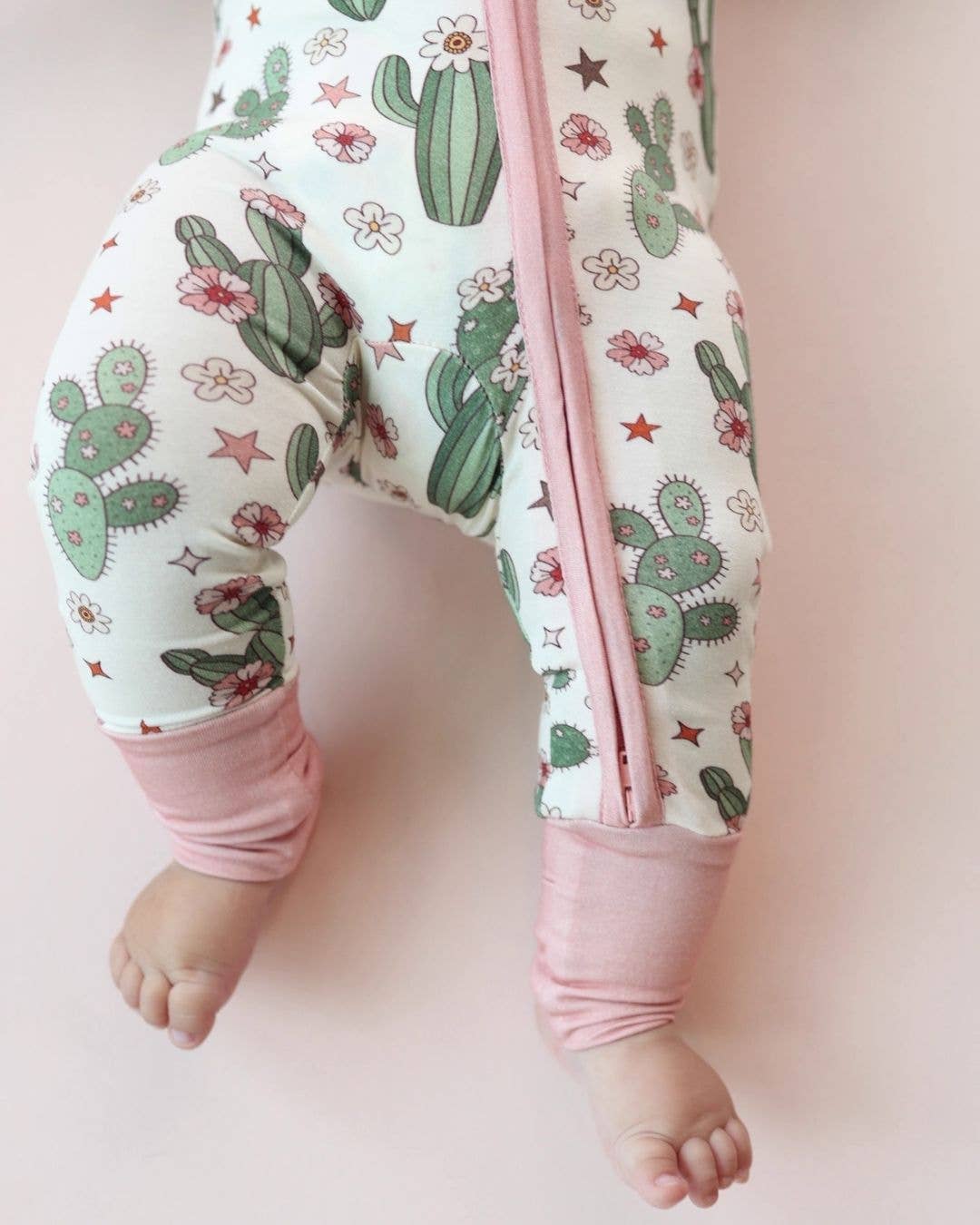 Cactus Flower Bamboo Romper