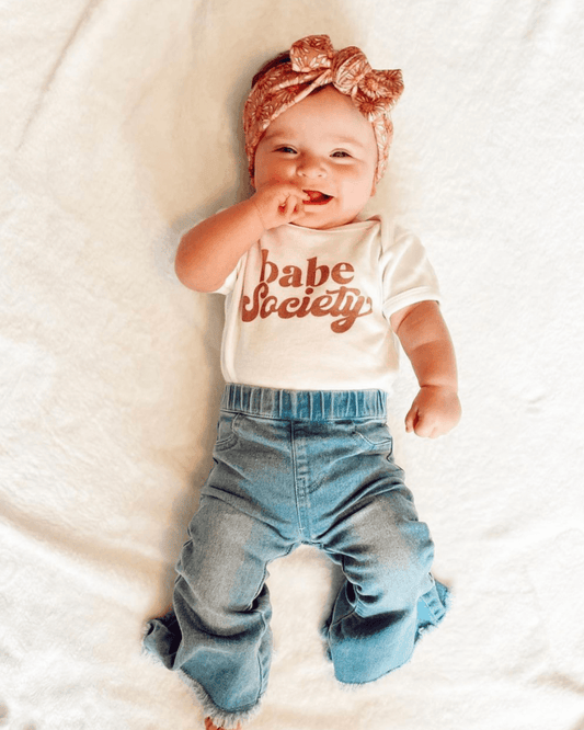 Light Wash Denim Bell Bottoms