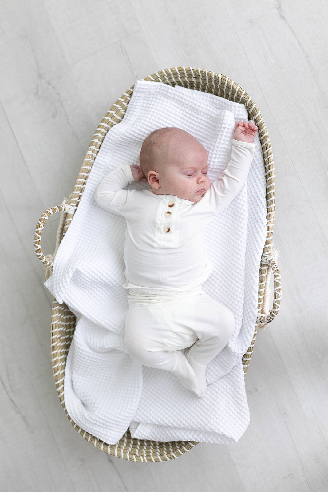 Newborn Baby Three Piece Set- White