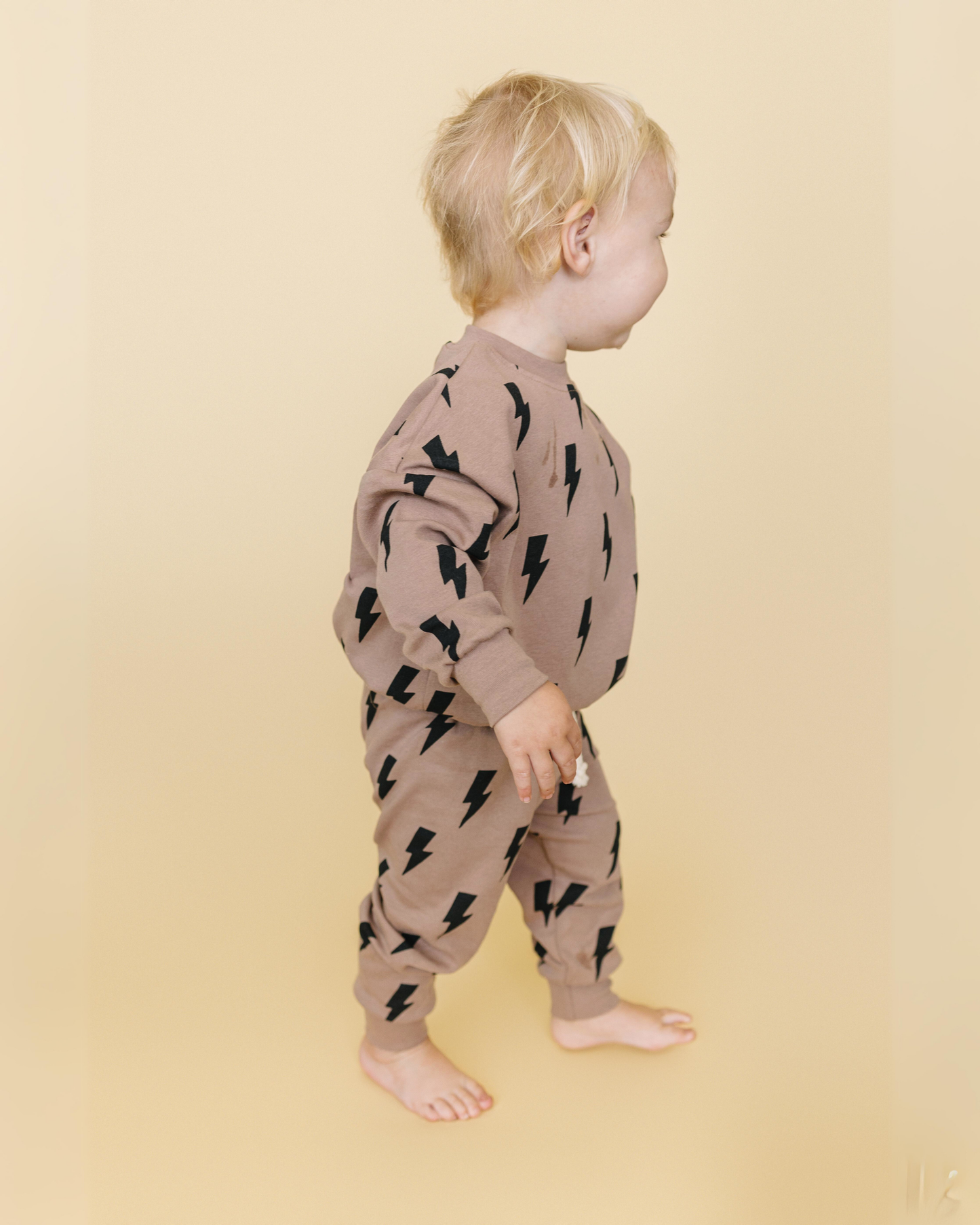 Mocha Bolts Infant & Toddler Jogger Set