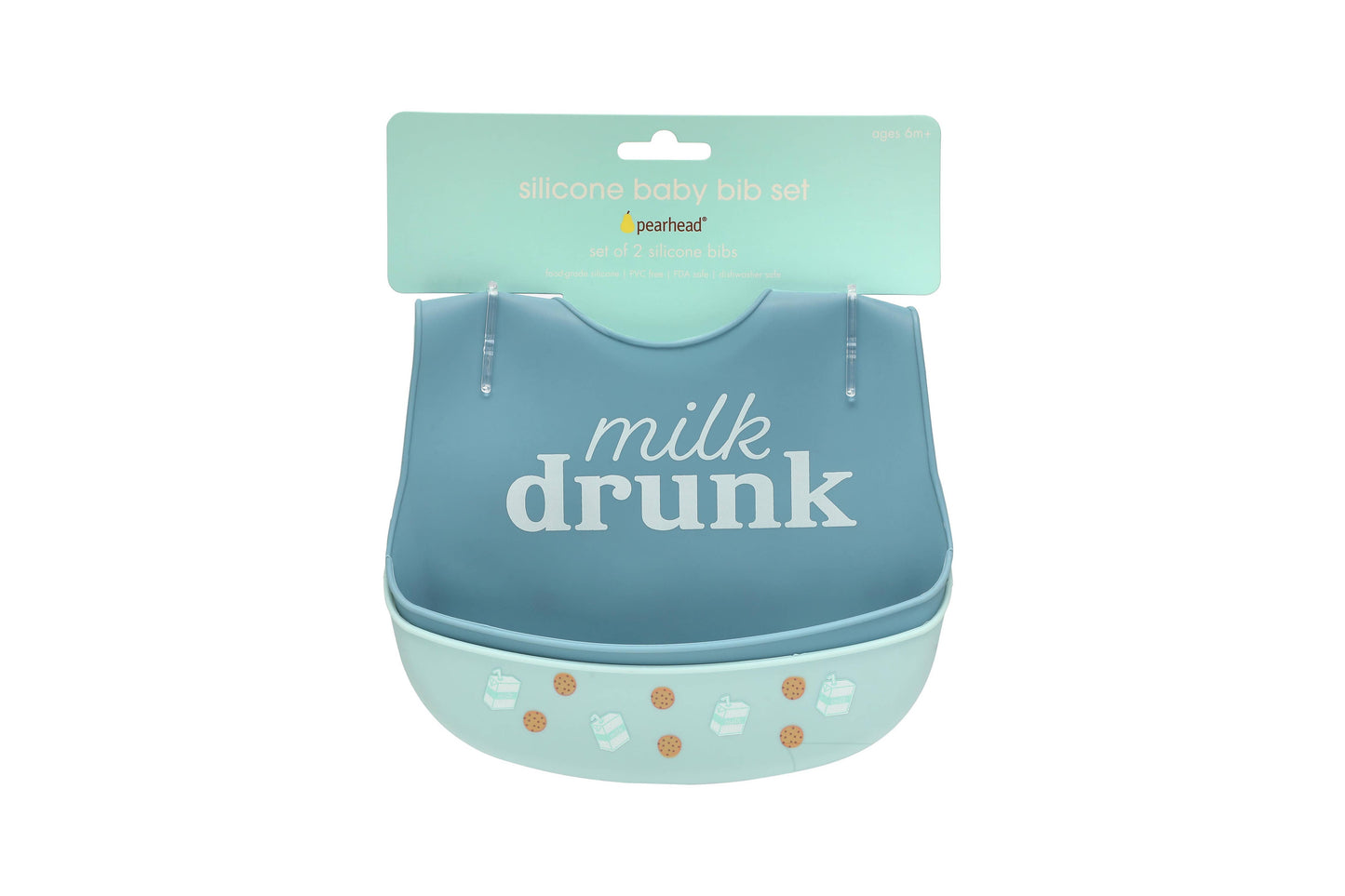 Silicone Bib Set, Milk Drunk
