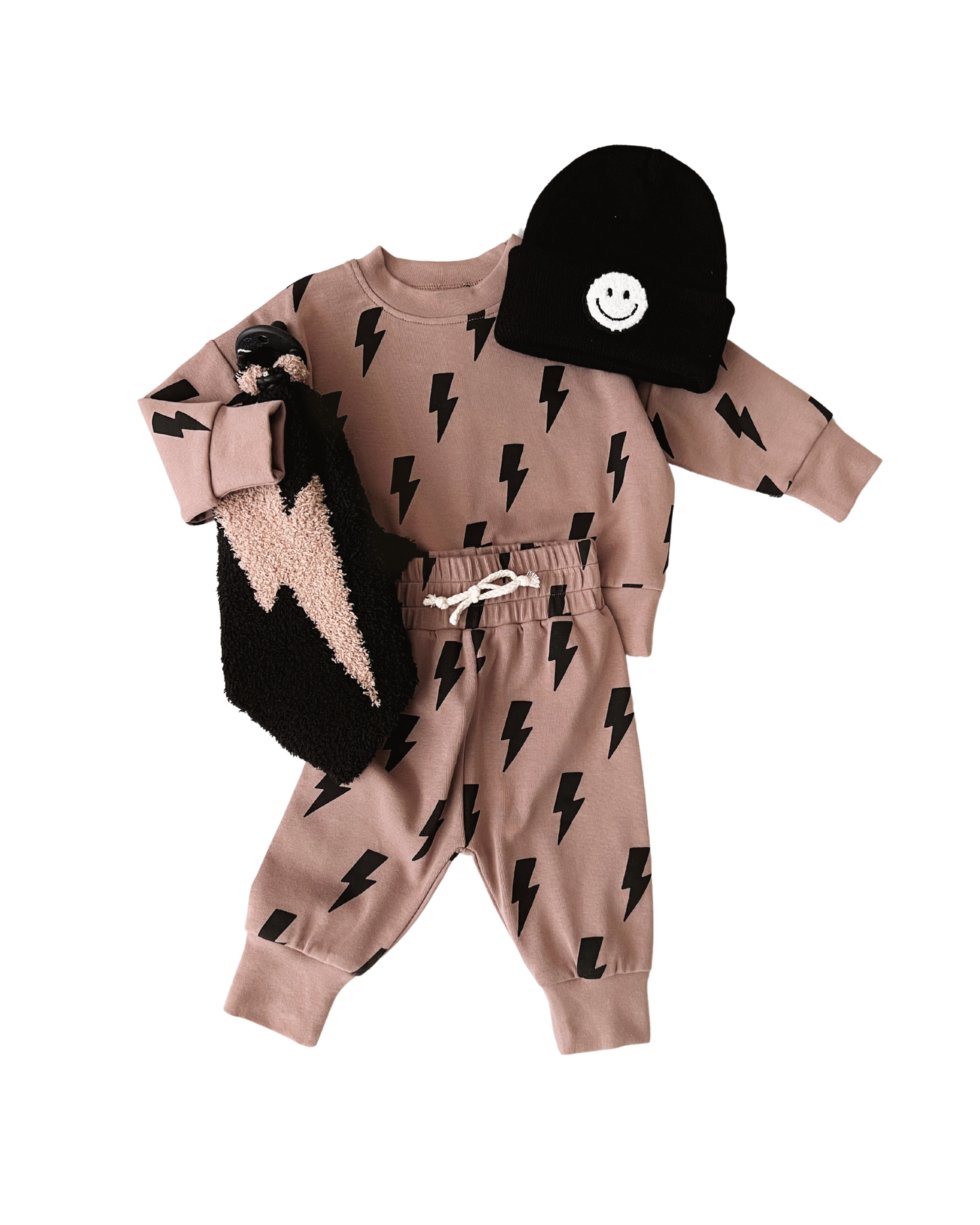Mocha Bolts Infant & Toddler Jogger Set