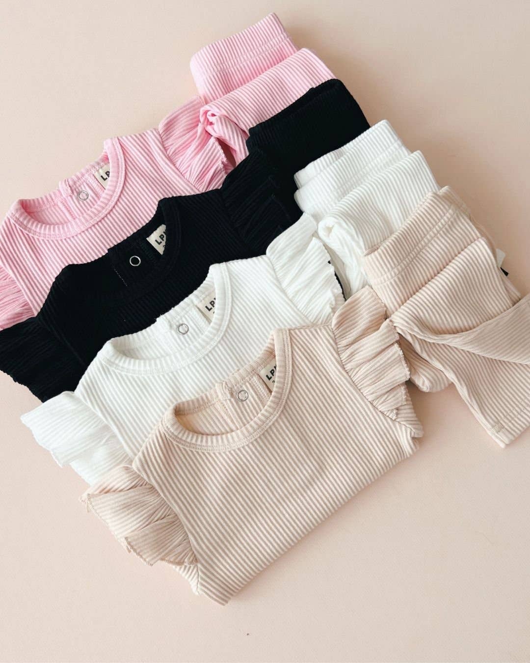 Black Ribbed Leggings