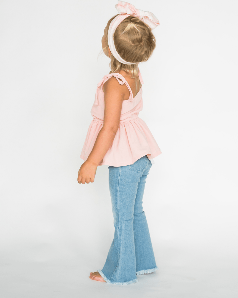 Light Wash Denim Bell Bottoms