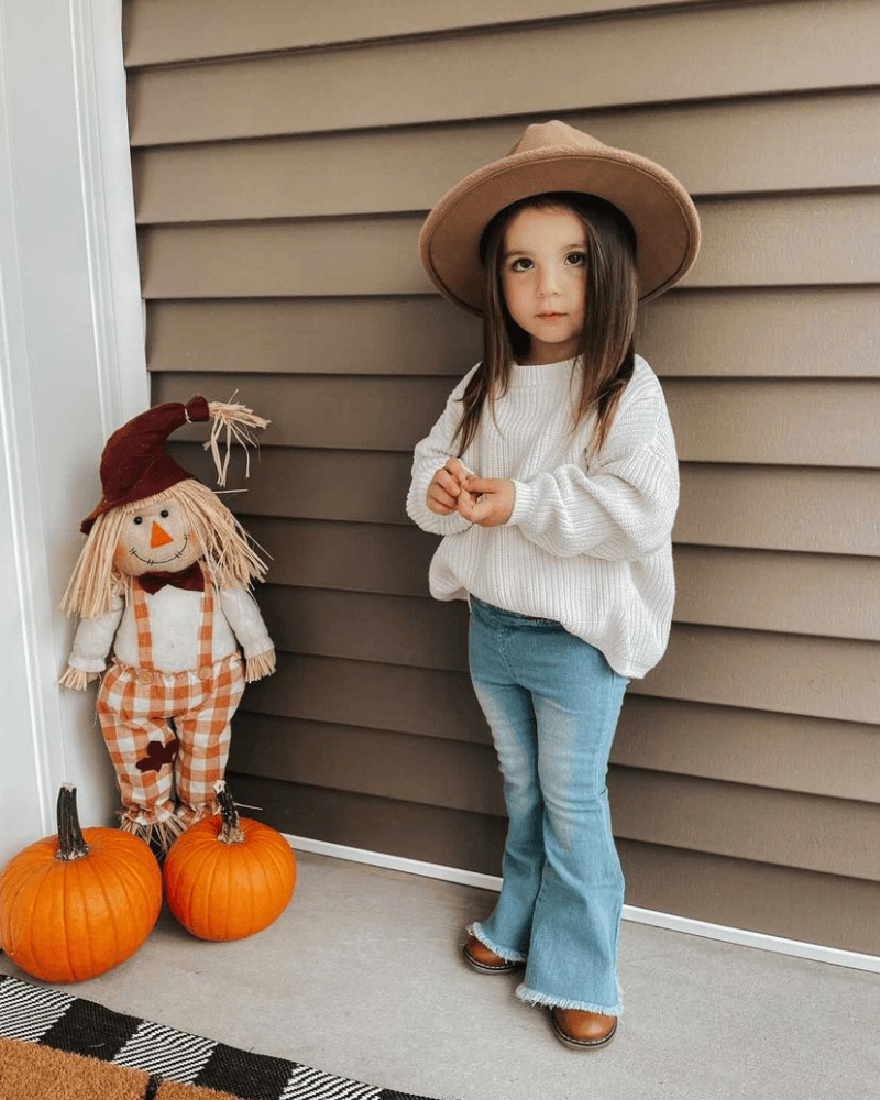 Light Wash Denim Bell Bottoms