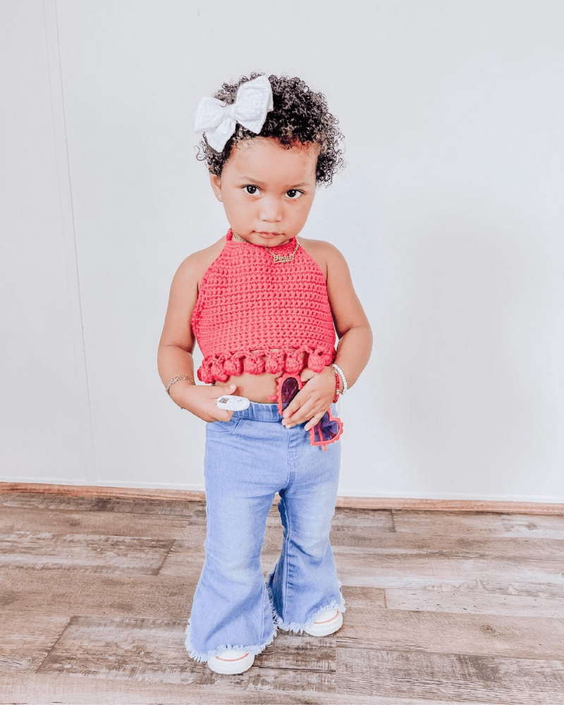 Light Wash Denim Bell Bottoms