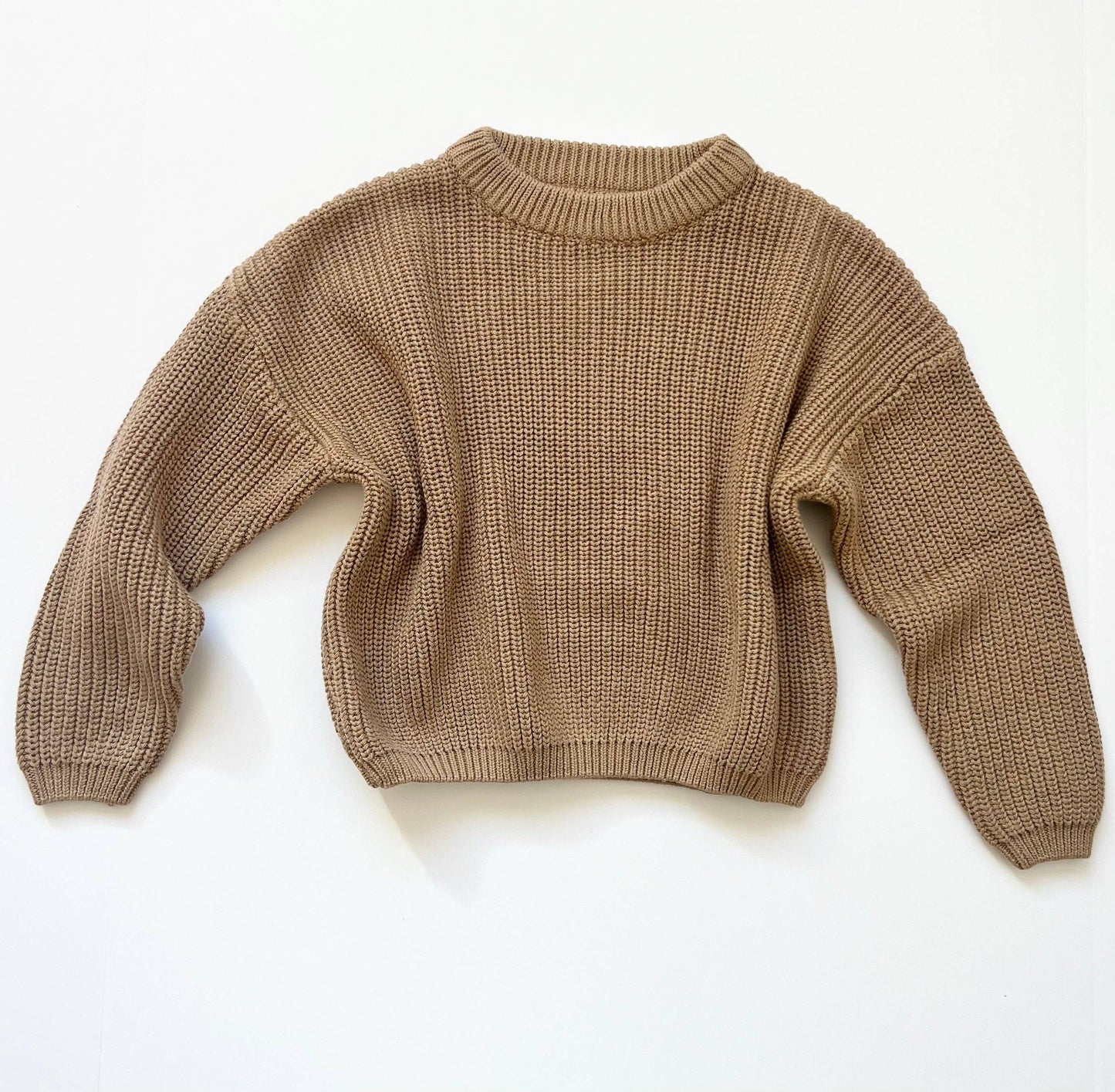 Caramel Chunky Knit Sweater
