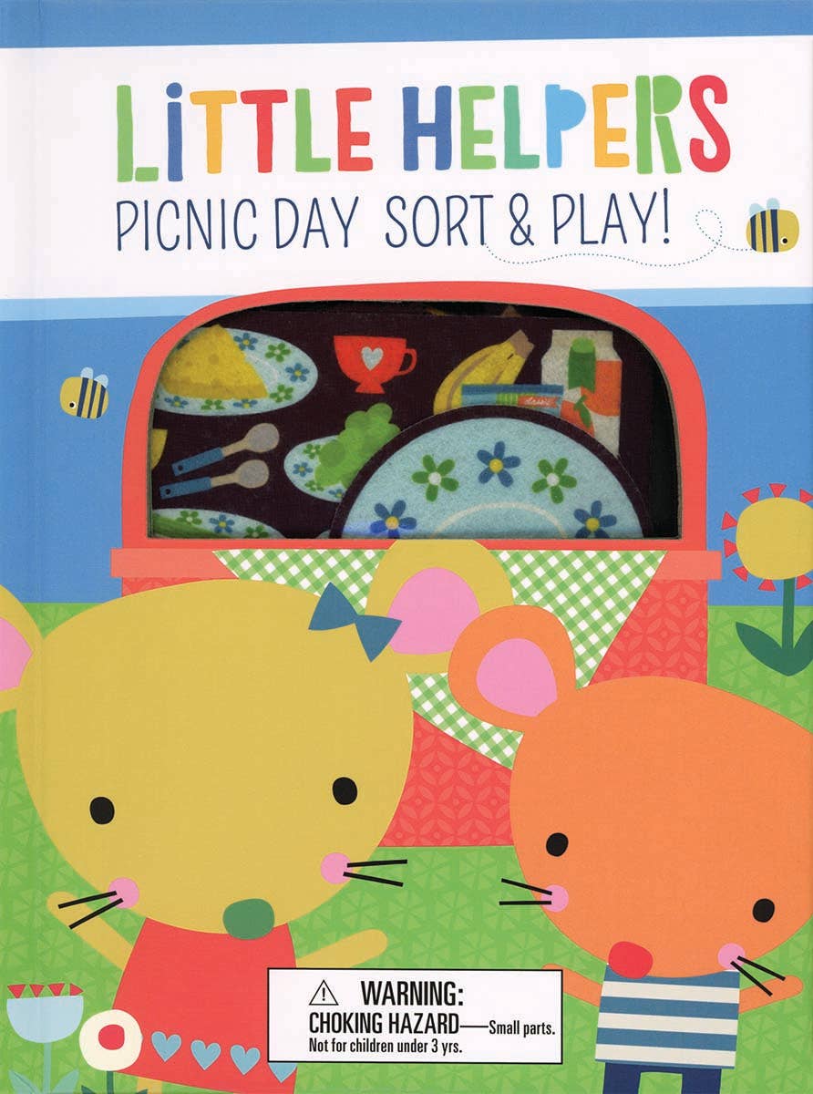 Little Helpers: Picnic Day Sort & Play! Interactive Board Book for Kids