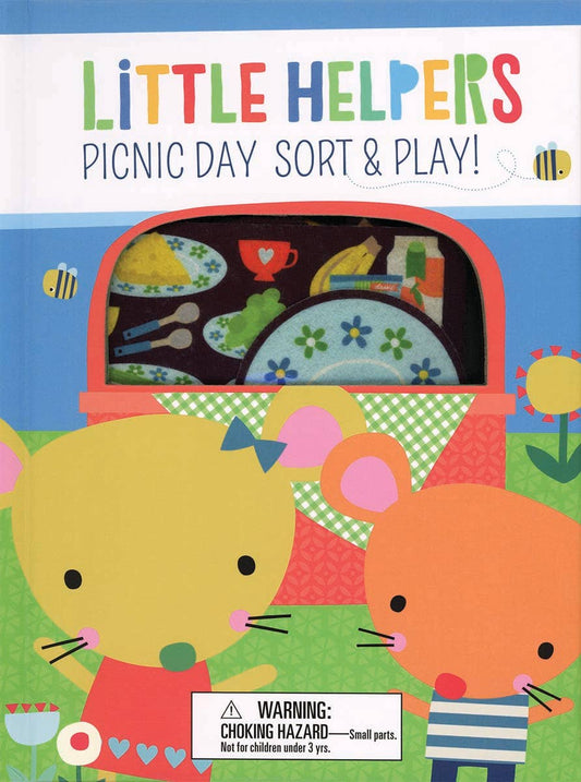 Little Helpers: Picnic Day Sort & Play! Interactive Board Book for Kids