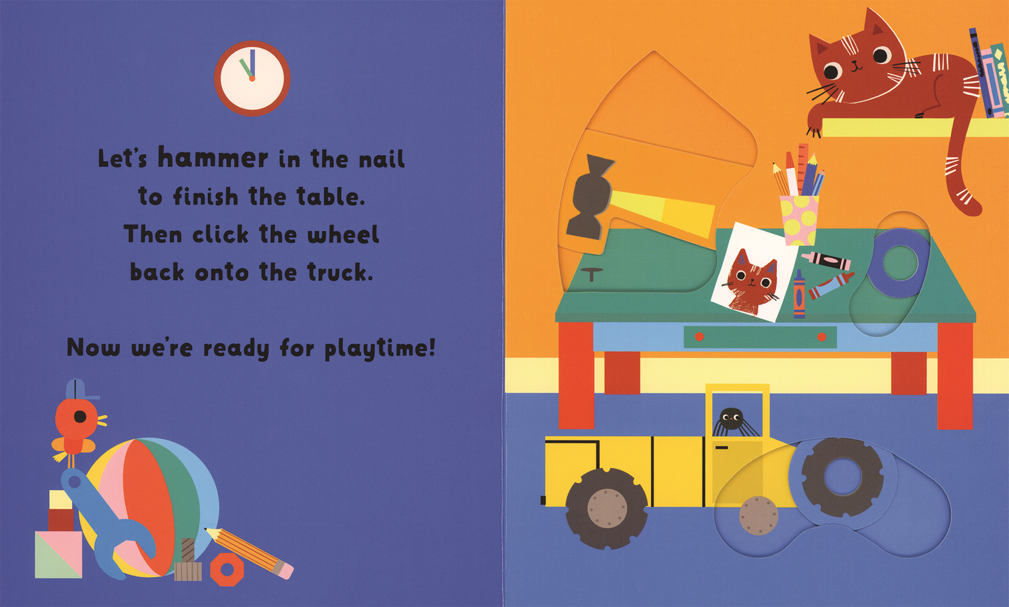 It's Time To... Fix It! Interactive Board Book for Kids