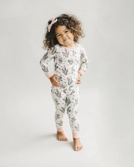 Cactus Flowers Bamboo Two Piece Set