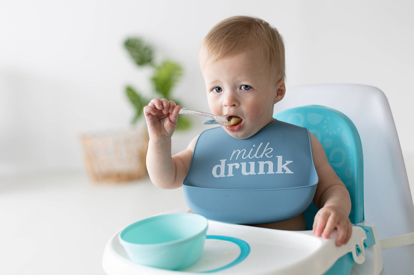 Silicone Bib Set, Milk Drunk