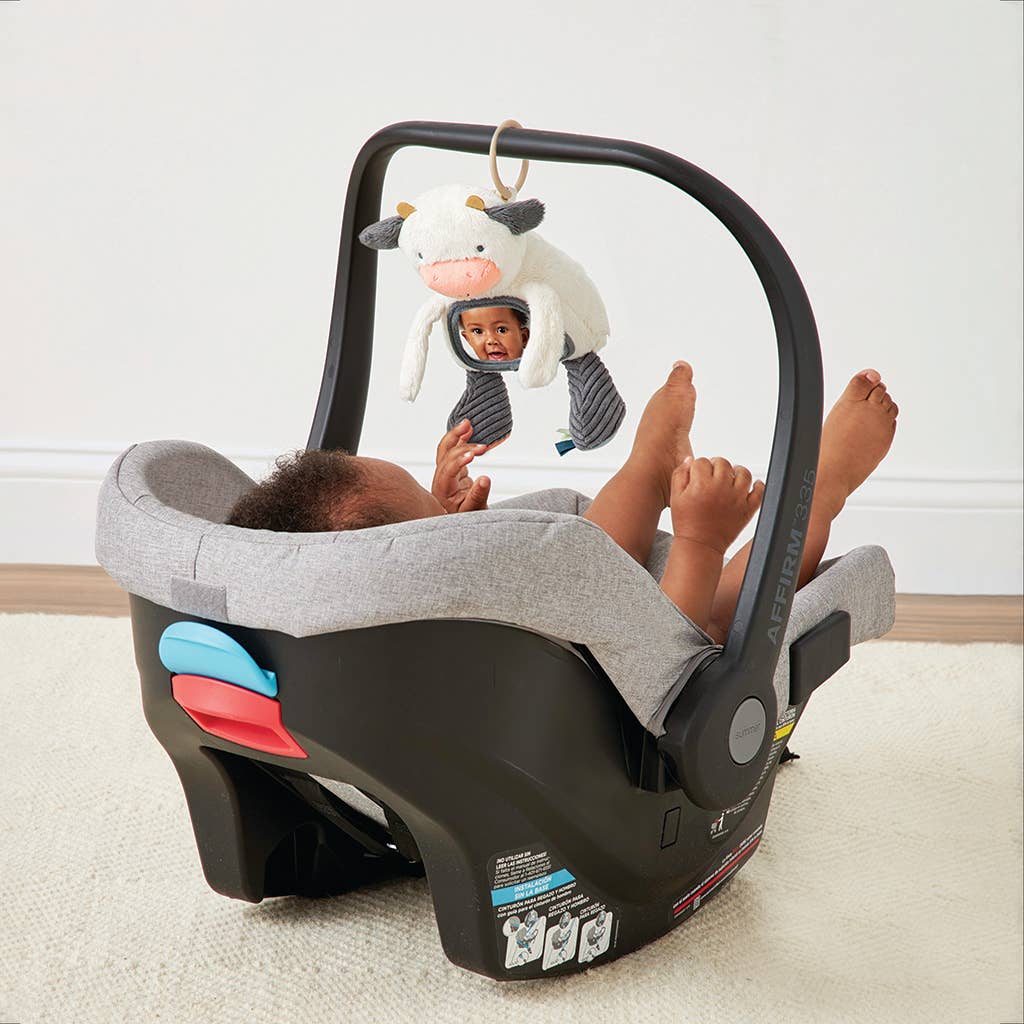Cow Itzy Bitzy Mirror Baby Toy