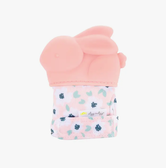Bunny Itzy Mitt Silicone Teething Mitt