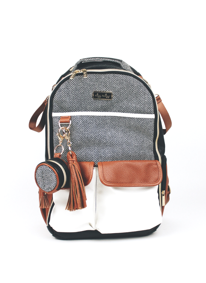 Coffee & Cream Pacifier Charm Pod Keychain