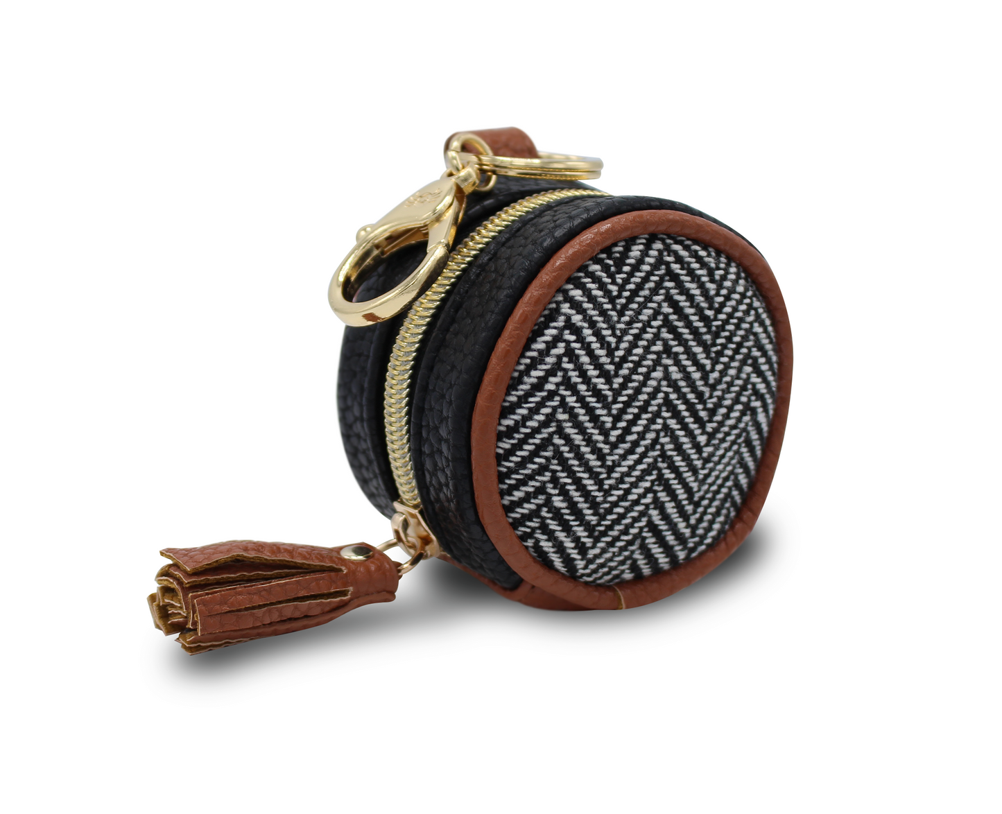 Coffee & Cream Pacifier Charm Pod Keychain