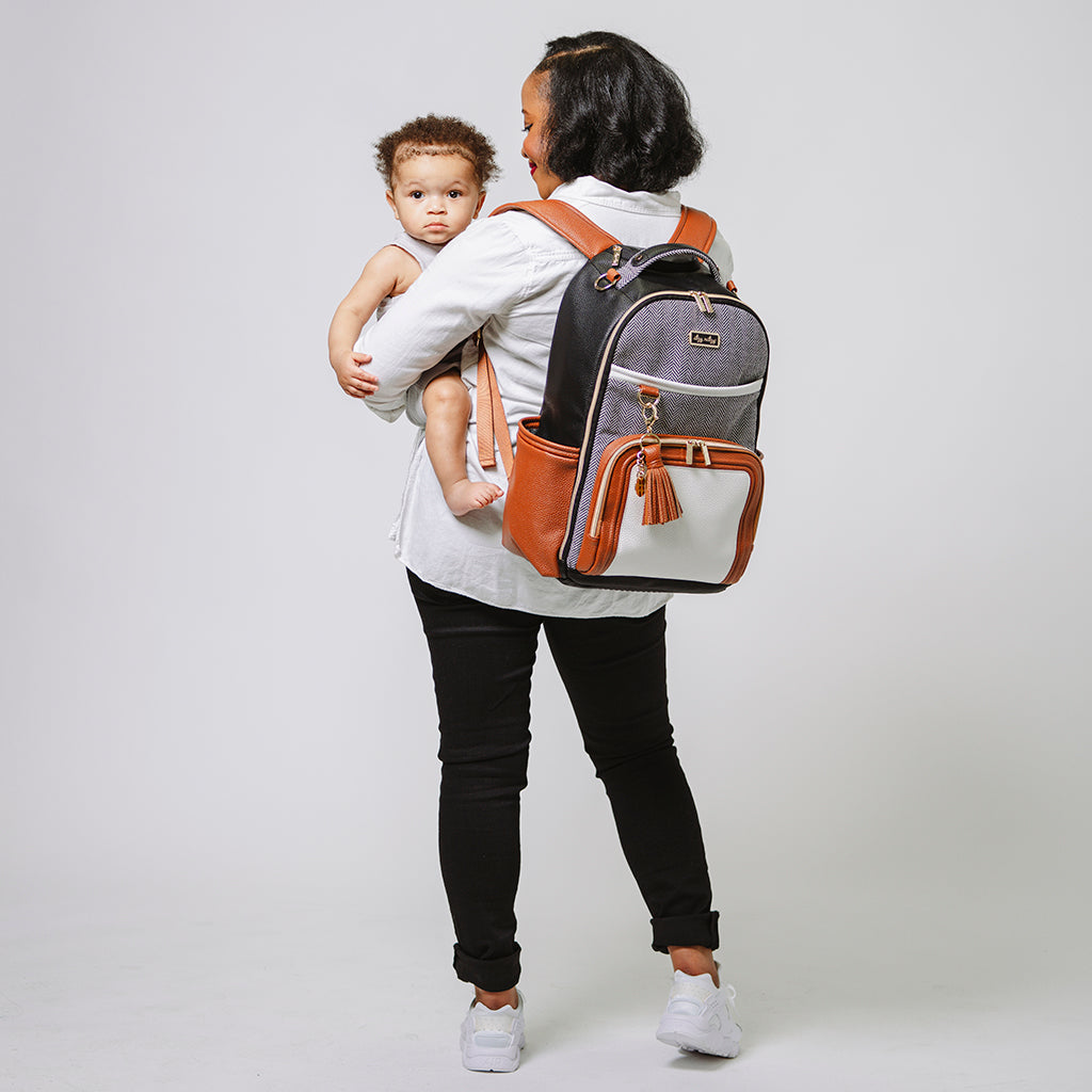 Coffee & Cream Boss Plus Diaper Bag Backpack