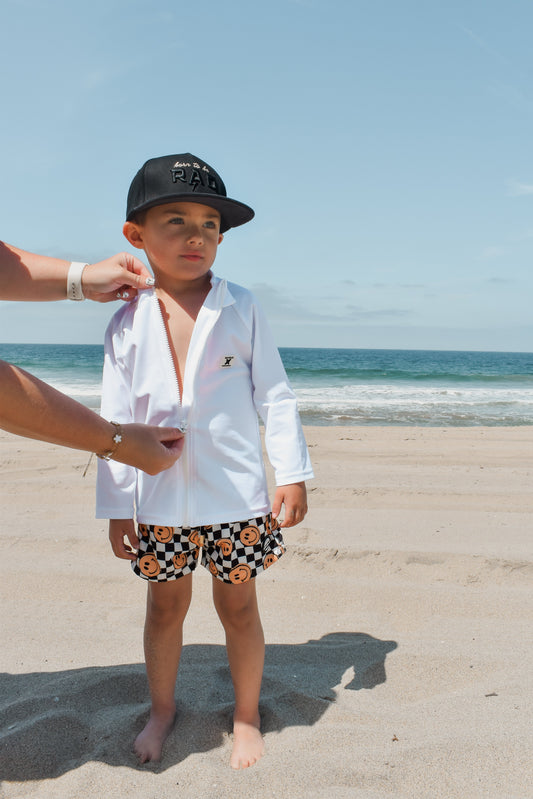 UPF 50 RASHGUARD - WHITE