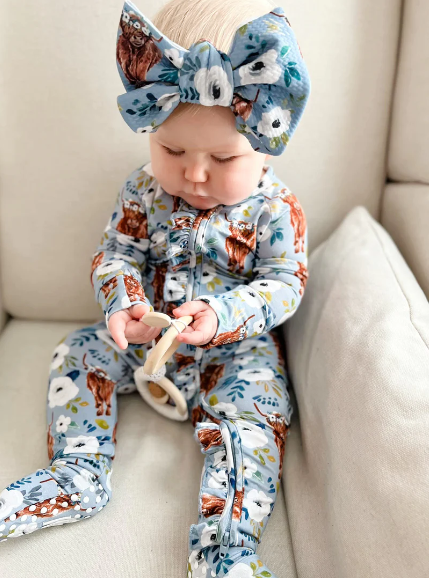 Field of Dreams Ruffle Bamboo Romper