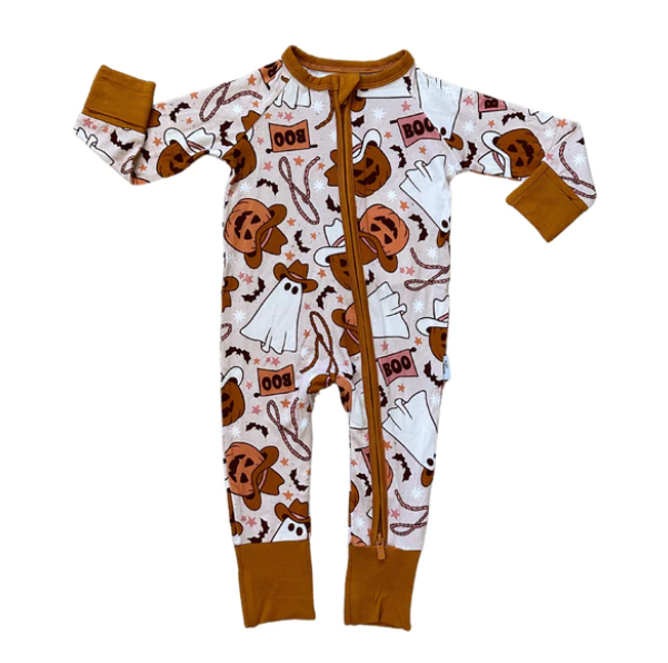 Howdy Boo Bamboo Romper