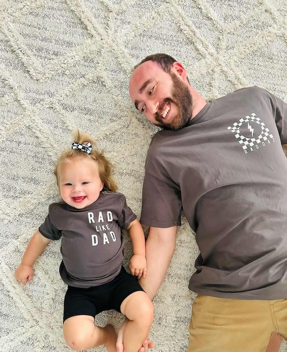 Rad Like Dad Matching Tee