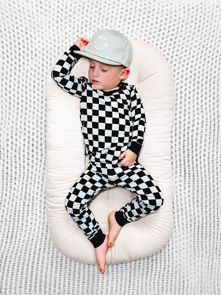 Check Magnet Bamboo Two Piece Set