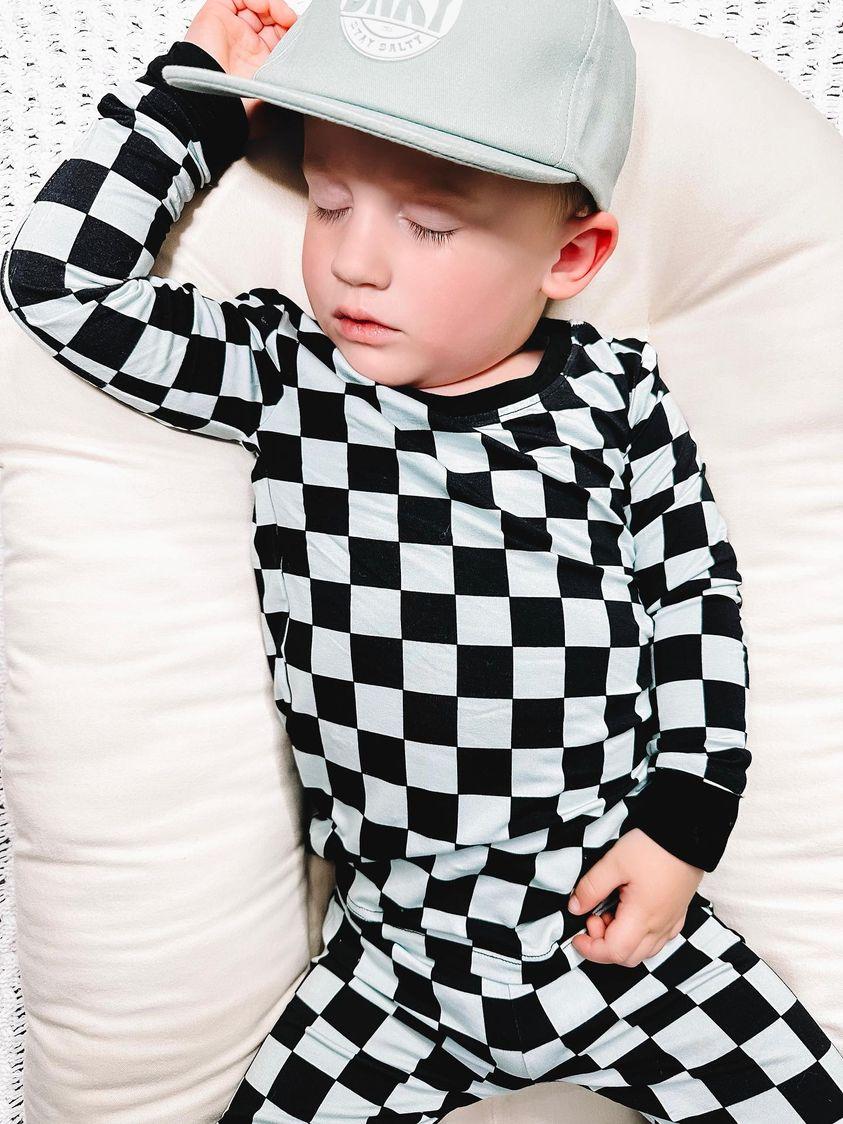 Check Magnet Bamboo Two Piece Set