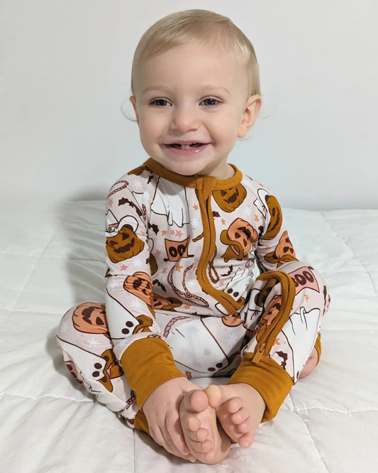 Howdy Boo Bamboo Romper