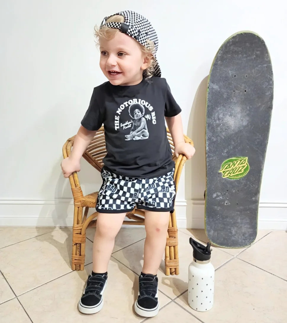 Rad Checker Swim Shorts