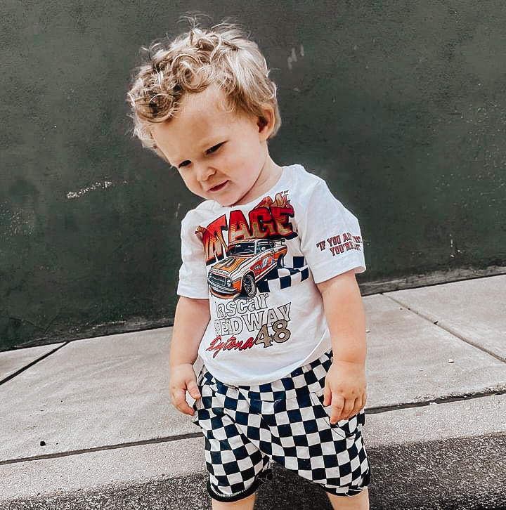 Vintage Racecar Graphic T-shirt