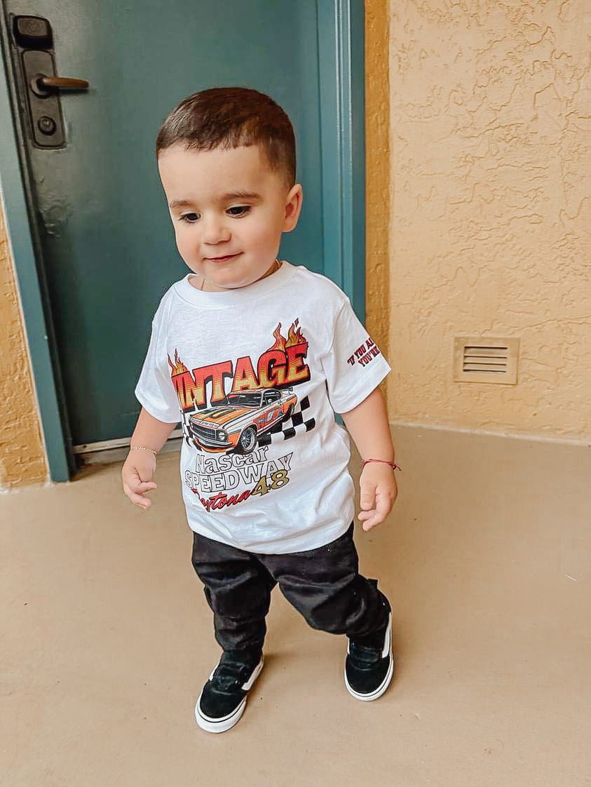 Vintage Racecar Graphic T-shirt