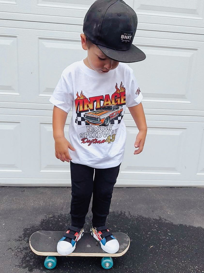 Vintage Racecar Graphic T-shirt