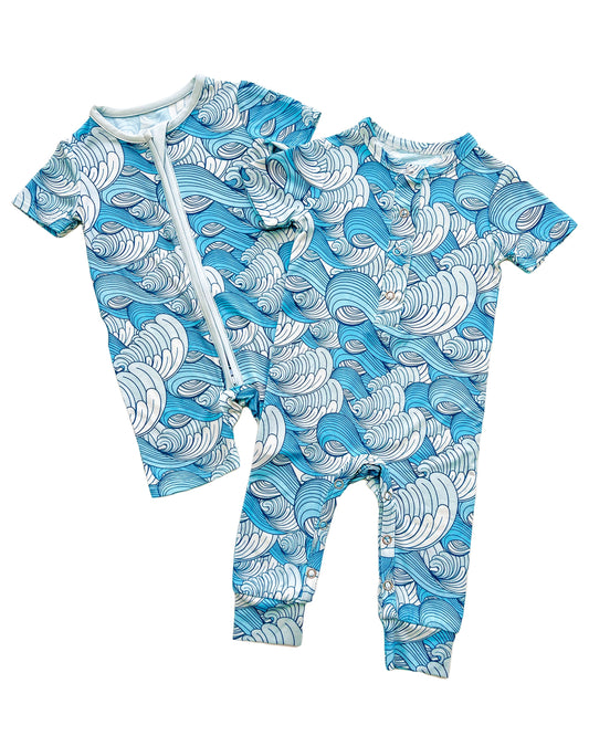 Bamboo Shorty Romper | Delmar