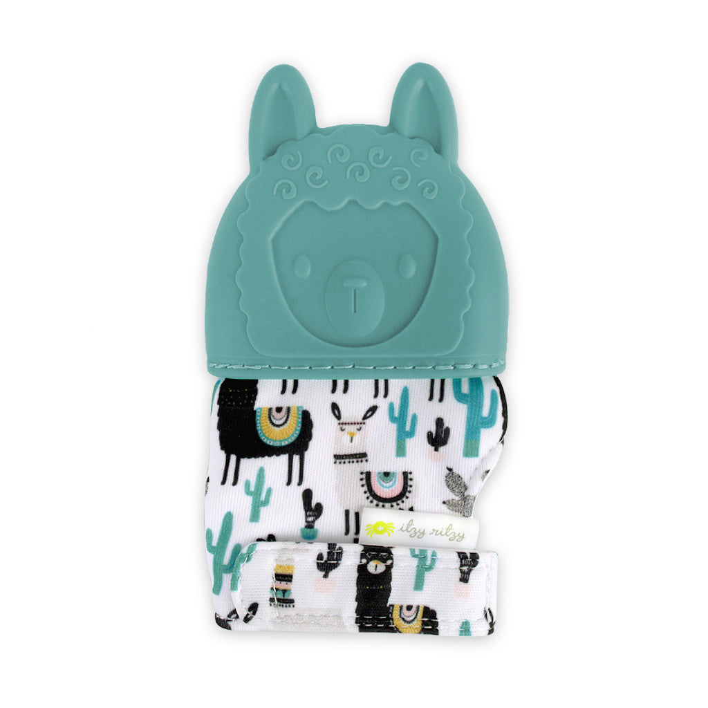 Llama Itzy Mitt Silicone Teething Mitt