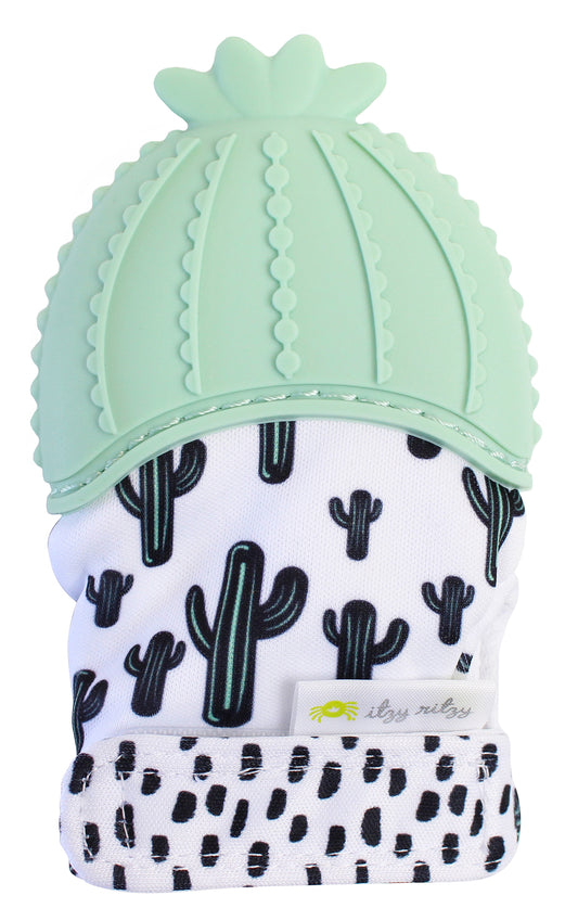 Cactus Itzy Mitt Silicone Teething Mitt