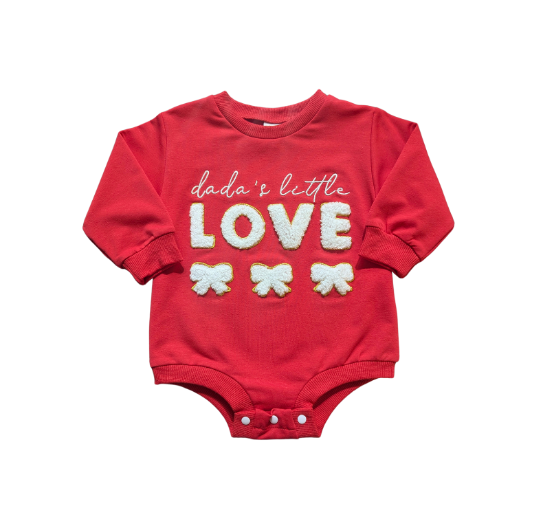 Dada's Little Love Bubble Romper