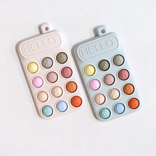 Phone Silicone Pop Sensory Toy Teether
