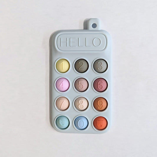 Phone Silicone Pop Sensory Toy Teether