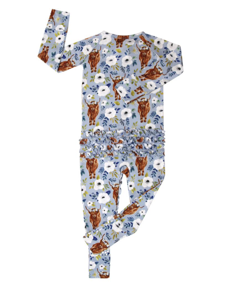 Field of Dreams Ruffle Bamboo Romper