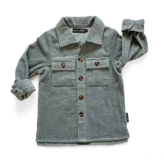 Jade Corduroy Shacket