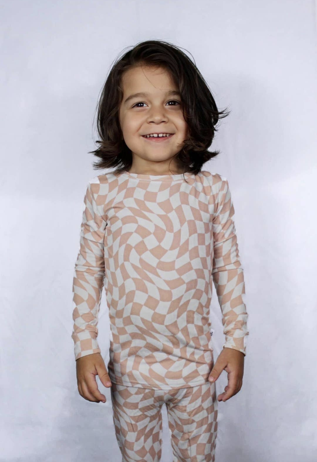 Sandy Checks Bamboo Set