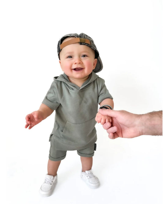 Olive Hooded Sweatshirt