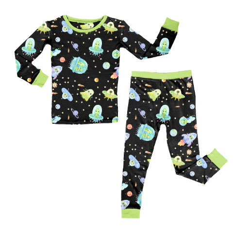 Sleep Invaders Two Piece Bamboo Set